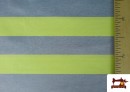 Vente en ligne de Tissu Toile Rayures Colorées Estivales couleur Bleu