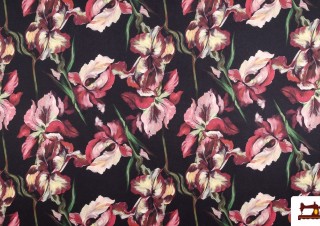 Acheter Tissu pour Flamenco avec Fleurs Multicolores Acheter Tissu pour Flamenco avec Fleurs Multicolores